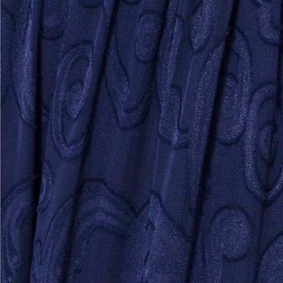 LILLY PULITZER SIZE MEDIUM HADLY SMOCKED MAXI DRESS *TRUE NAVY SIZE XL - Picture 5 of 11